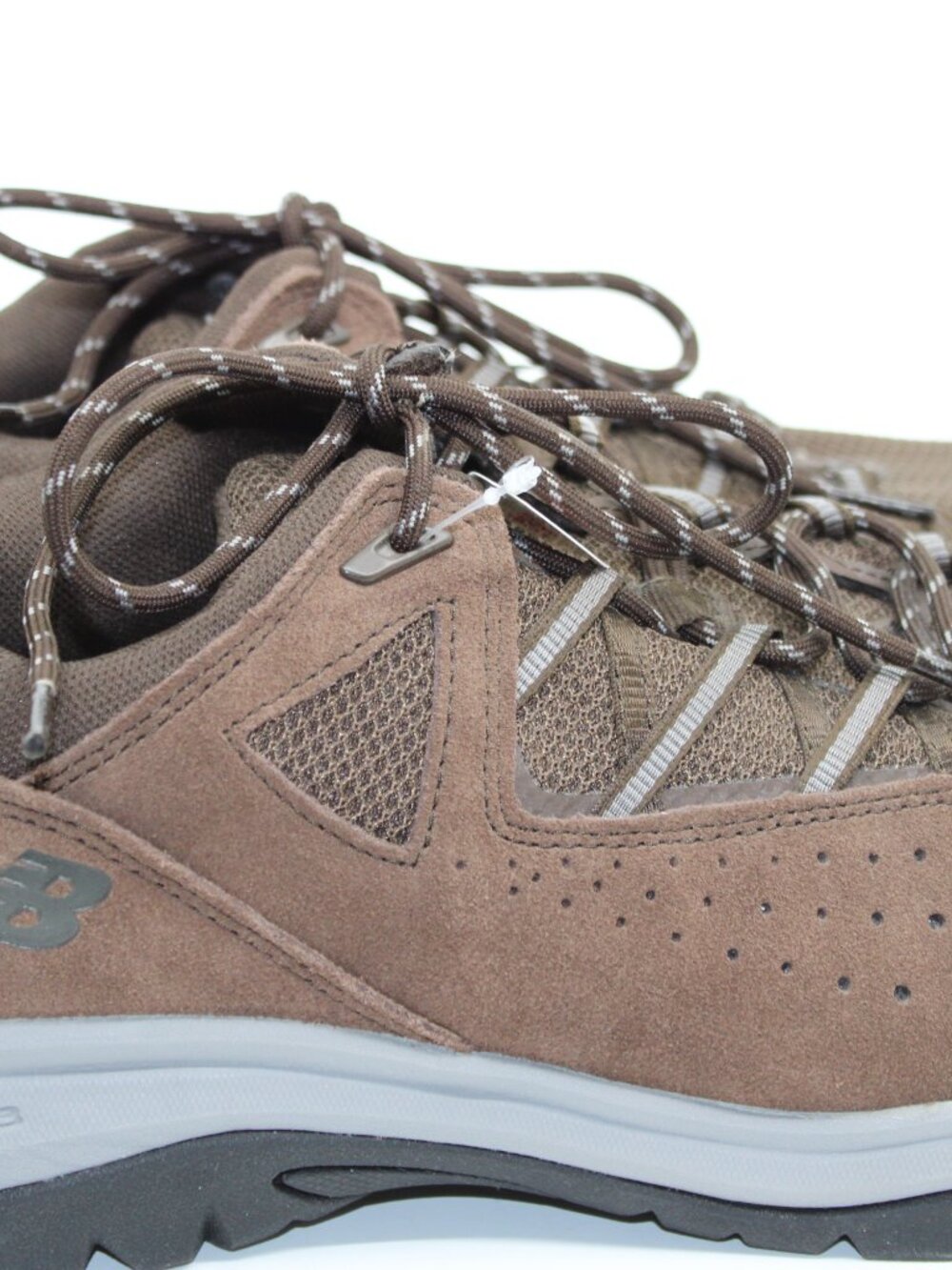 New Ballance ABZORS Men Shoes 11 4E Brown Suede Mesh Lace Up Soft Supportive NEW